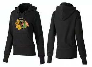 NHL Women Chicago Blackhawks Logo Pullover Hoodie 27