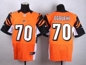 Nike Cincinnati Bengals #70 Cedric Ogbuehi orange jerseys(Elite)