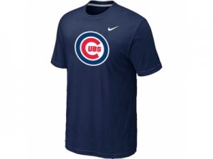 Chicago Cubs Nike Heathered D.Blue Club Logo T-Shirt