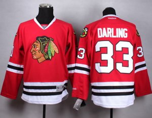 NHL Chicago Blackhawks #33 Scott Darling Red jerseys