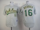 mlb jerseys oakland athletics #16 reddlck grey