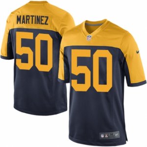 Mens Nike Green Bay Packers #50 Blake Martinez Game Navy Blue Alternate NFL Jersey