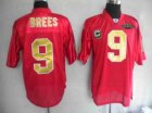 New Orleans Saints #9 Drew Brees red[Champions patch]