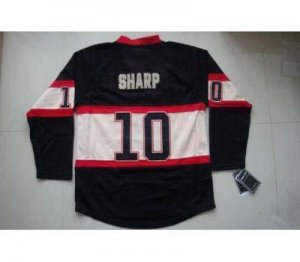 nhl chicago blackhawks youth #10 sharp black winter classic