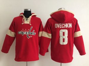 NHL Washington Capitals #8 alex Ovechkin red jersey[pullover hooded sweatshirt]