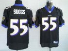 nfl baltimore ravens #55 suggs black