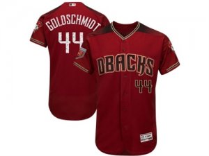 Men Arizona Diamondbacks #44 Paul Goldschmidt Majestic Sedona Red 2018 Spring Training Flex Base Player Jersey