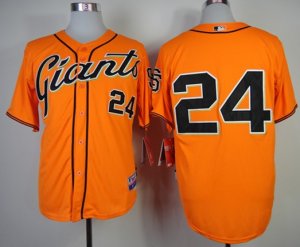 mlb jerseys san francisco giants #24 MAYS orange[2014 new]