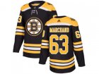 Youth Adidas Boston Bruins #63 Brad Marchand Black Home Authentic Stitched NHL Jersey