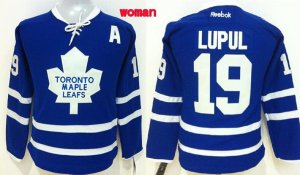 Women NHL Toronto Maple Leafs #19 lupul blue jerseys