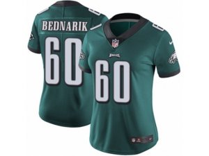 Women Nike Philadelphia Eagles #60 Chuck Bednarik Vapor Untouchable Limited Midnight Green Team Color NFL Jersey