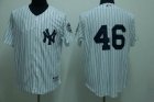 mlb new york yankees #46 pettitte white(2009 logo)