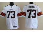 Nike NFL Cleveland Browns #73 Joe Thomas White jerseys(Elite)