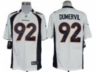 Nike NFL Denver Broncos #92 Elvis Dumervil White Jerseys(Limited)