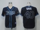 MLB Tampa Bay Rays #40 Davis dk,Blue[Cool Base]