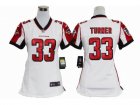 Nike Women Atlanta Falcons #33 Michael Turner White jerseys