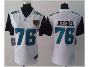 Nike Women NFL Jacksonville Jaguars #76 Luke Joeckel white Jerseys(NEW)