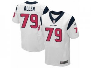 Mens Nike Houston Texans #79 Jeff Allen Elite White NFL Jersey