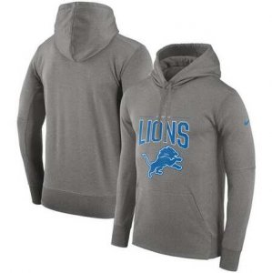 Detroit Lions Nike Sideline Property of Performance Pullover Hoodie Gray