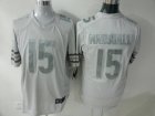 Nike NFL Chicago Bears #15 Brandon Marshall white Platinum(Game)