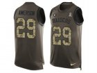 Mens Nike Oakland Raiders #29 David Amerson Limited Green Salute to Service Tank Top NFL Jersey