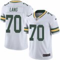 Mens Nike Green Bay Packers #70 T.J. Lang Limited White Rush NFL Jersey