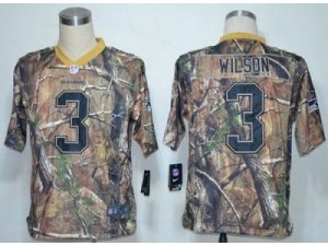 Nike NFL Seattle Seahawks #3 Russell Wilson Camo jerseys(Elite)