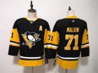 Penguins #71 Evgeni Malkin Black Youth Adidas Jersey
