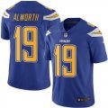 Nike Chargers #19 Lance Alworth Electric Blue Color Color Rush Limited Jersey