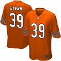 Mens Nike Chicago Bears #39 Jacoby Glenn Game Orange Alternate NFL Jersey