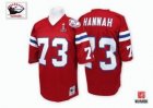 MitchellandNess New England Patriots #73 Hannah 2012 Super Bowl XLVI red