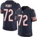 Mens Nike Chicago Bears #72 William Perry Limited Navy Blue Rush NFL Jersey