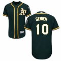 Men's Majestic Oakland Athletics #10 Marcus Semien Green Flexbase Authentic Collection MLB Jersey