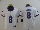 Nike Giants #8 Daniel Jones White Youth Color Rush Limited Jersey