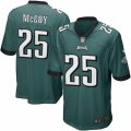 Mens Nike Philadelphia Eagles #25 LeSean McCoy Game Midnight Green Team Color NFL Jersey