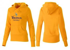 Women Minnesota Vikings Logo Pullover Hoodie-118