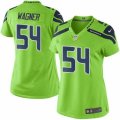 Womens Nike Seattle Seahawks #54 Bobby Wagner Green Stitched NFL Limited Rush Jersey