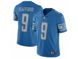 Detroit Lions #9 Matthew Stafford Nike Blue 2017 Limited Jersey