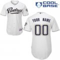 Customized San Diego Padres Jersey White Home Cool Base Baseball