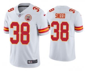 Nike Chiefs #38 L\'Jarius Sneed White Vapor Untouchable Limited Jersey