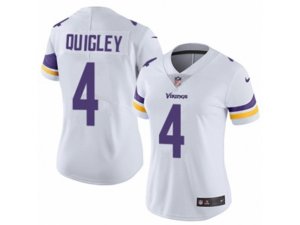 Women Nike Minnesota Vikings #4 Ryan Quigley Vapor Untouchable Limited White NFL Jersey