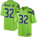 Youth Nike Seattle Seahawks #32 Christine Michael Sr Limited Green Rush NFL Jersey