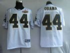 new orleans saints #44 obama white[champions patch]