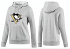 NHL Women Pittsburgh Penguins Logo Pullover Hoodie 17