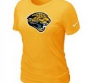 Women Jacksonville Jaguars Yellow T-Shirts