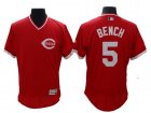 2016 Men Cincinnati Reds #5 Johnny Bench Red Authentic Collection Flexbase Jersey
