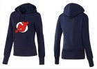 NHL Women New Jersey Devils Logo Pullover Hoodie 20