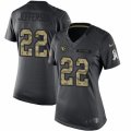 Women's Nike Arizona Cardinals #22 Tony Jefferson Limited Black 2016 Salute to Service NFL Jersey