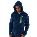 Seattle Seahawks Hook and Ladder Full Zip Hoodie Navy