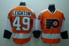 nhl philadelphia flyers #49 leighton orange